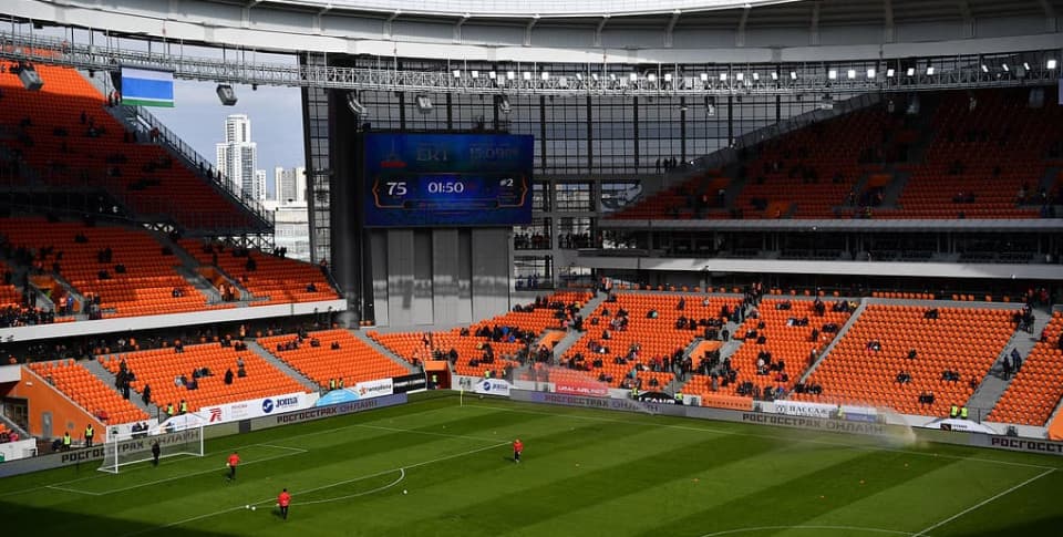 Светодиодные экраны для центрального стадиона Екатеринбург Арена